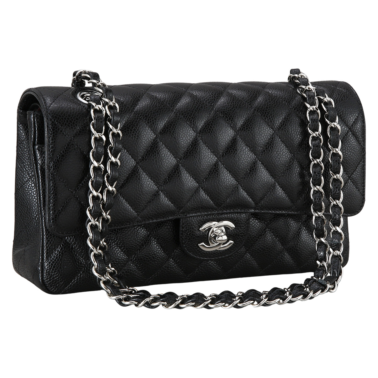 CHANEL(USED)샤넬 클래식 캐비어 미듐