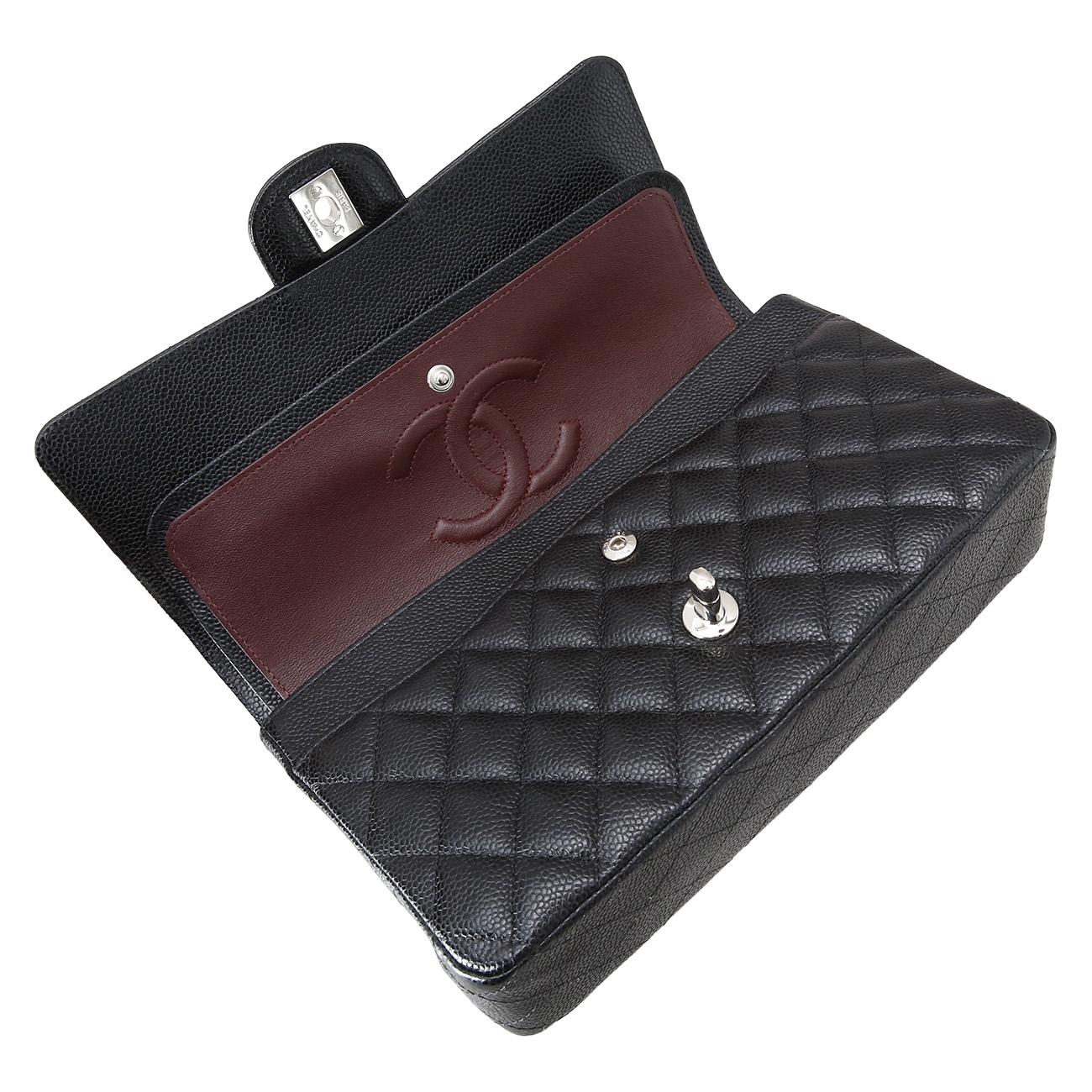 CHANEL(USED)샤넬 클래식 캐비어 미듐