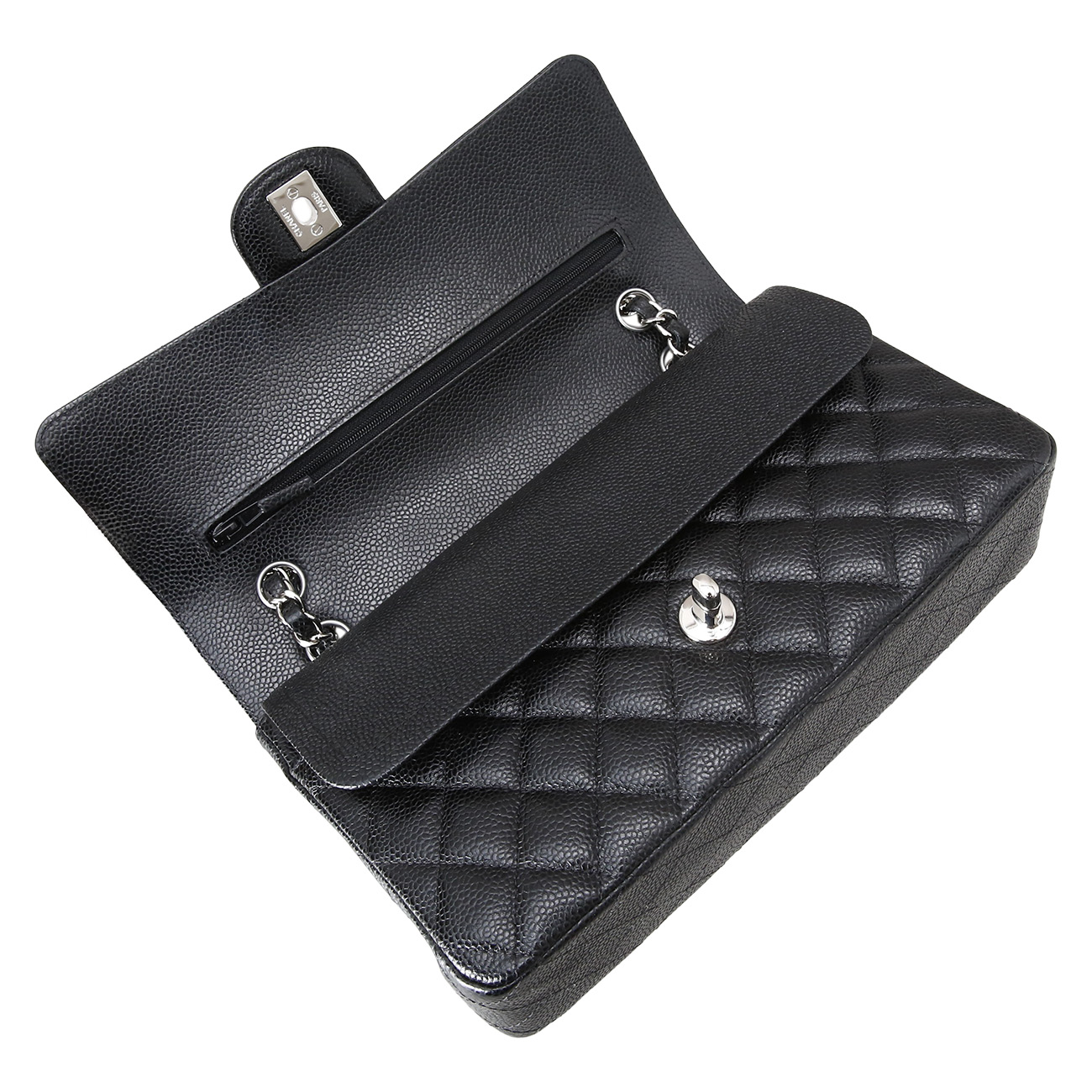 CHANEL(USED)샤넬 클래식 캐비어 미듐