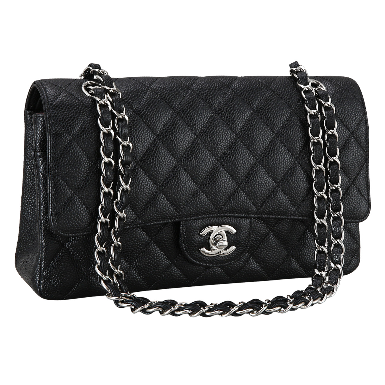 CHANEL(USED)샤넬 클래식 캐비어 미듐