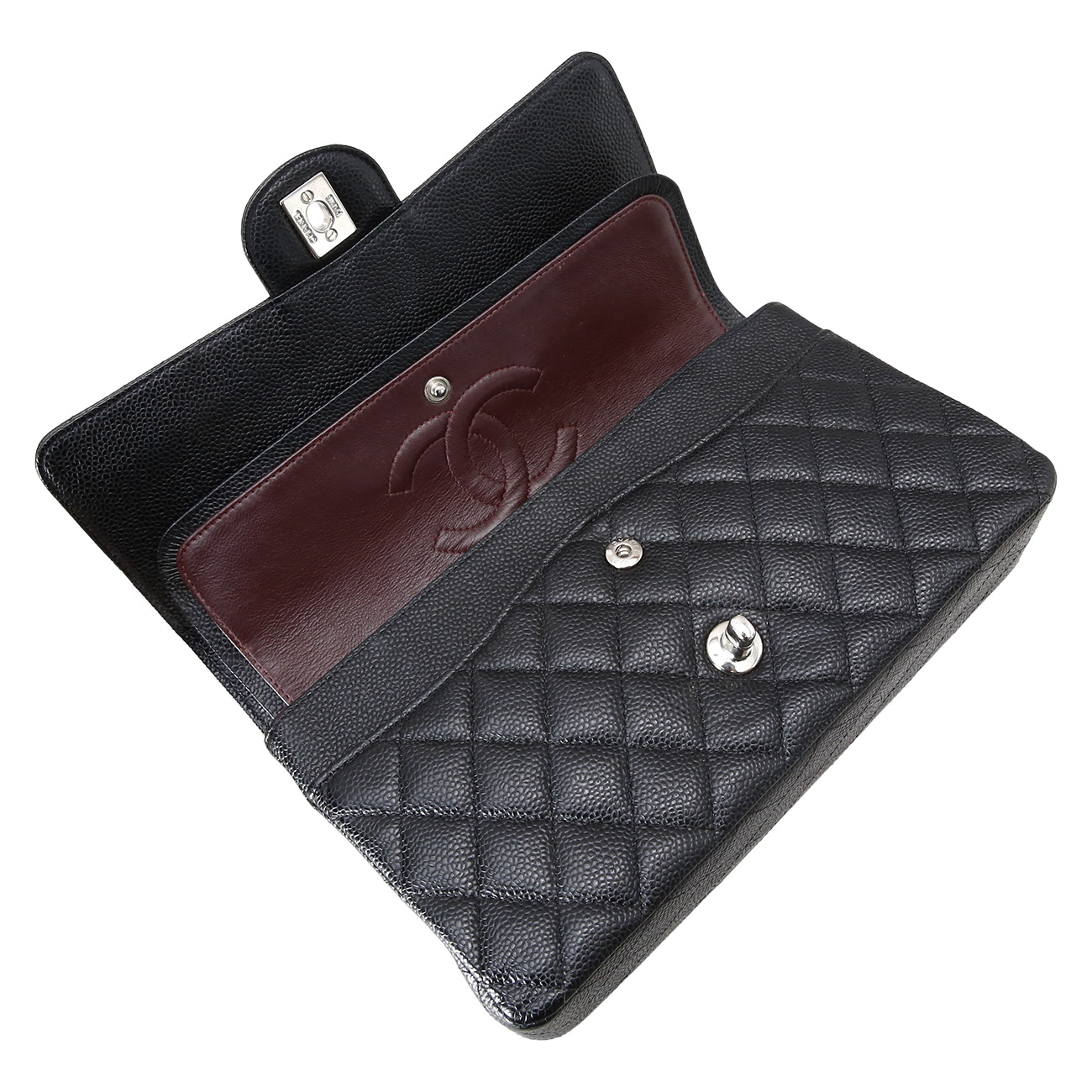 CHANEL(USED)샤넬 클래식 캐비어 미듐