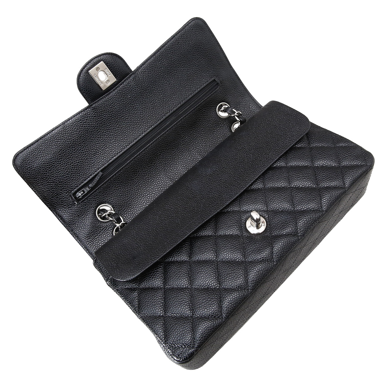 CHANEL(USED)샤넬 클래식 캐비어 미듐