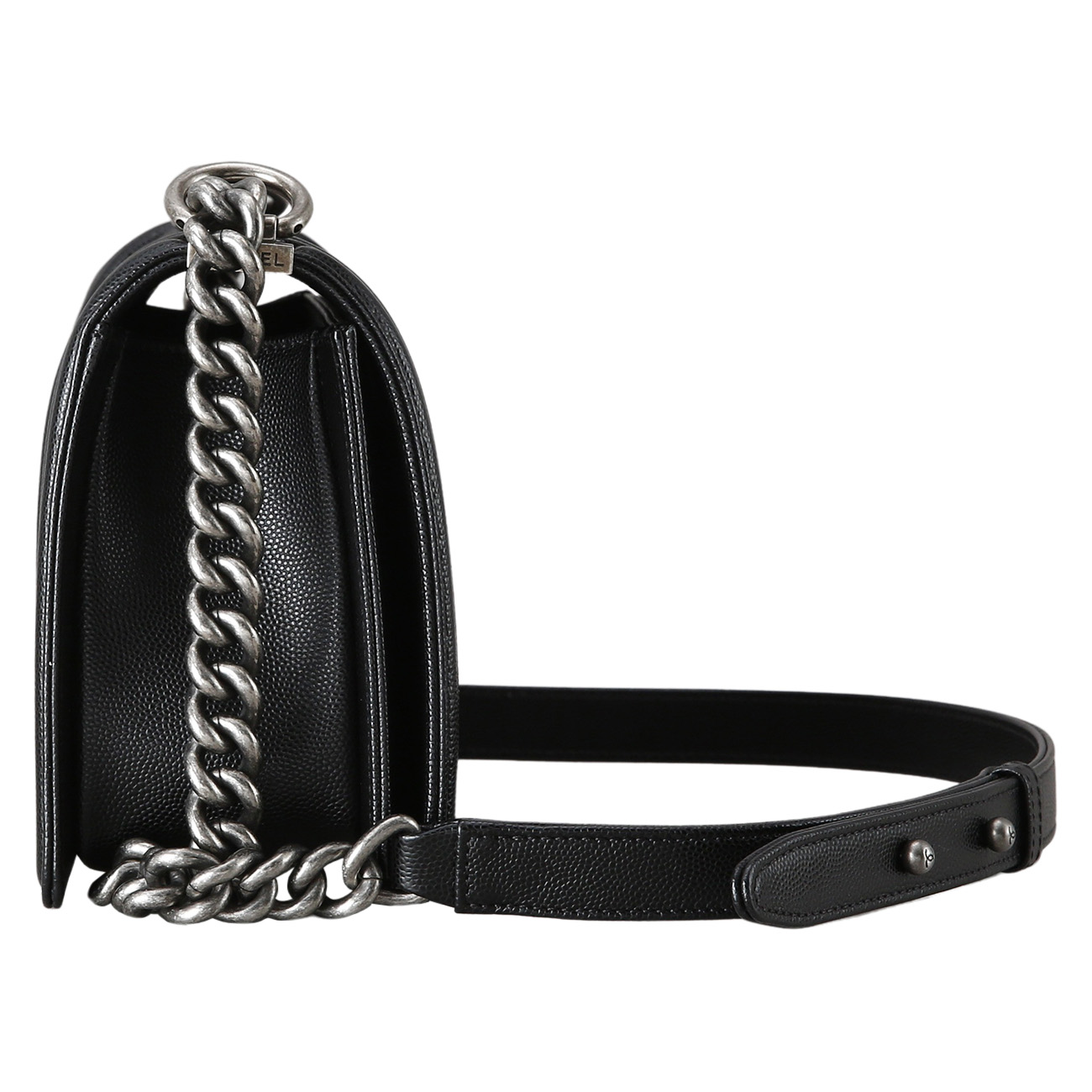 CHANEL(USED)샤넬 캐비어 보이샤넬 미듐