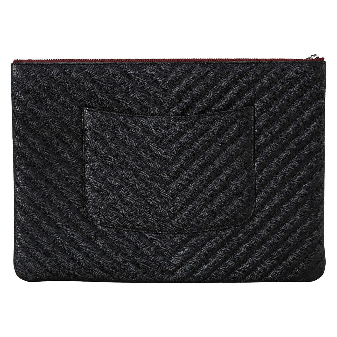 CHANEL(USED)샤넬 쉐브론 클래식 라지 클러치