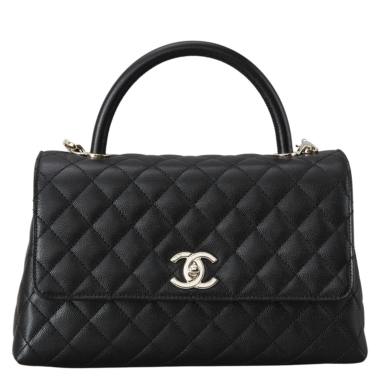 CHANEL(USED)샤넬 캐비어 코코핸들 미디움