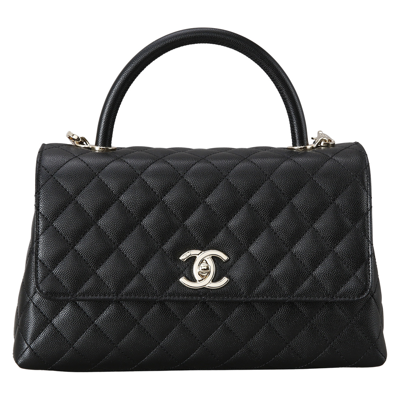 CHANEL(USED)샤넬 캐비어 코코핸들 미디움