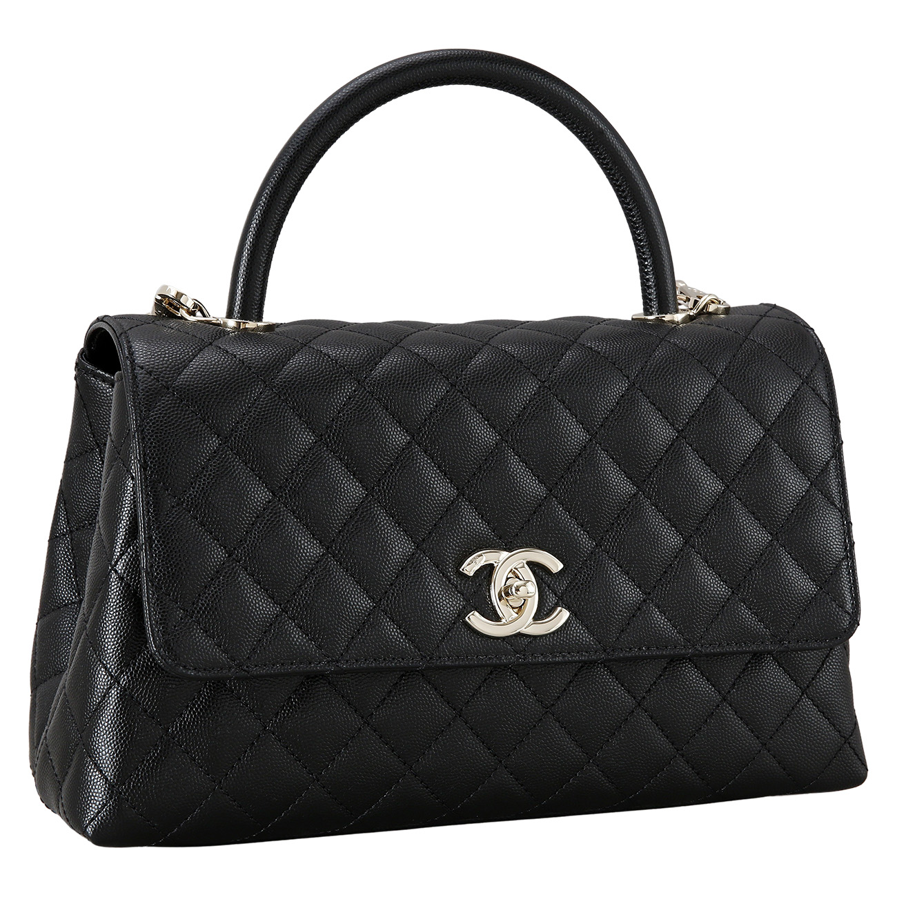 CHANEL(USED)샤넬 캐비어 코코핸들 미디움