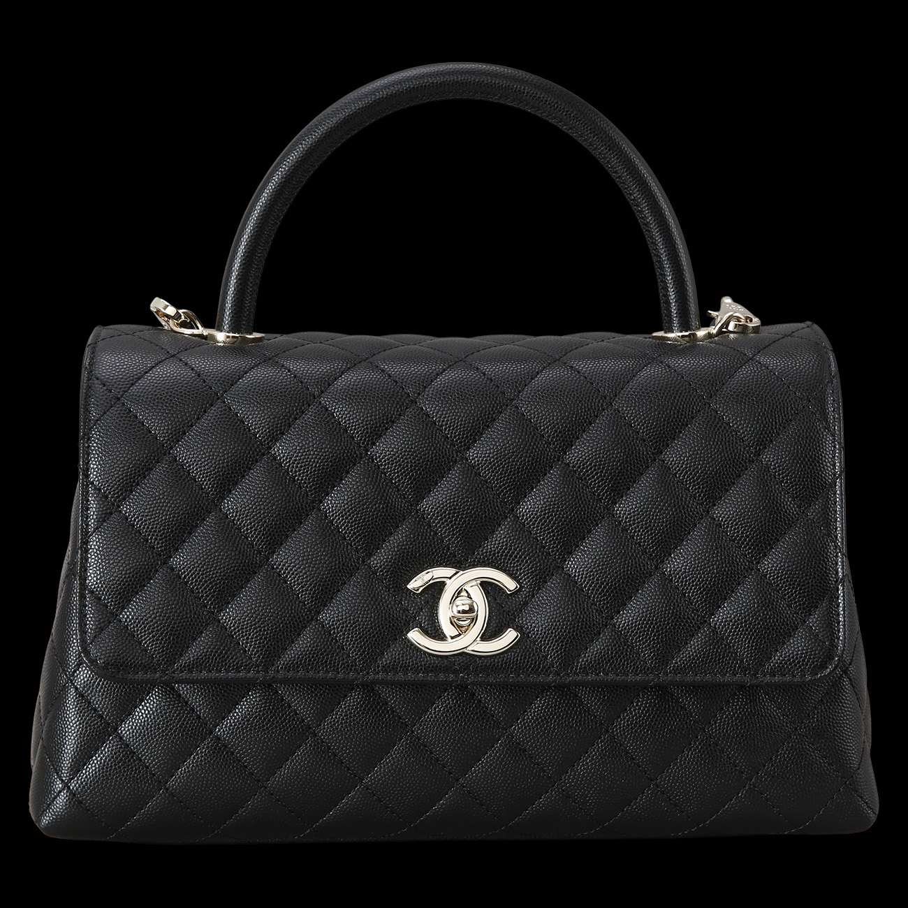 CHANEL(USED)샤넬 캐비어 코코핸들 미디움
