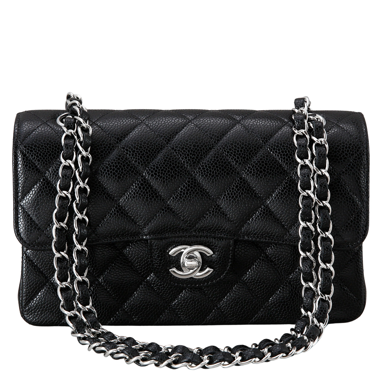 CHANEL(USED)샤넬 클래식 캐비어 스몰 플랩백