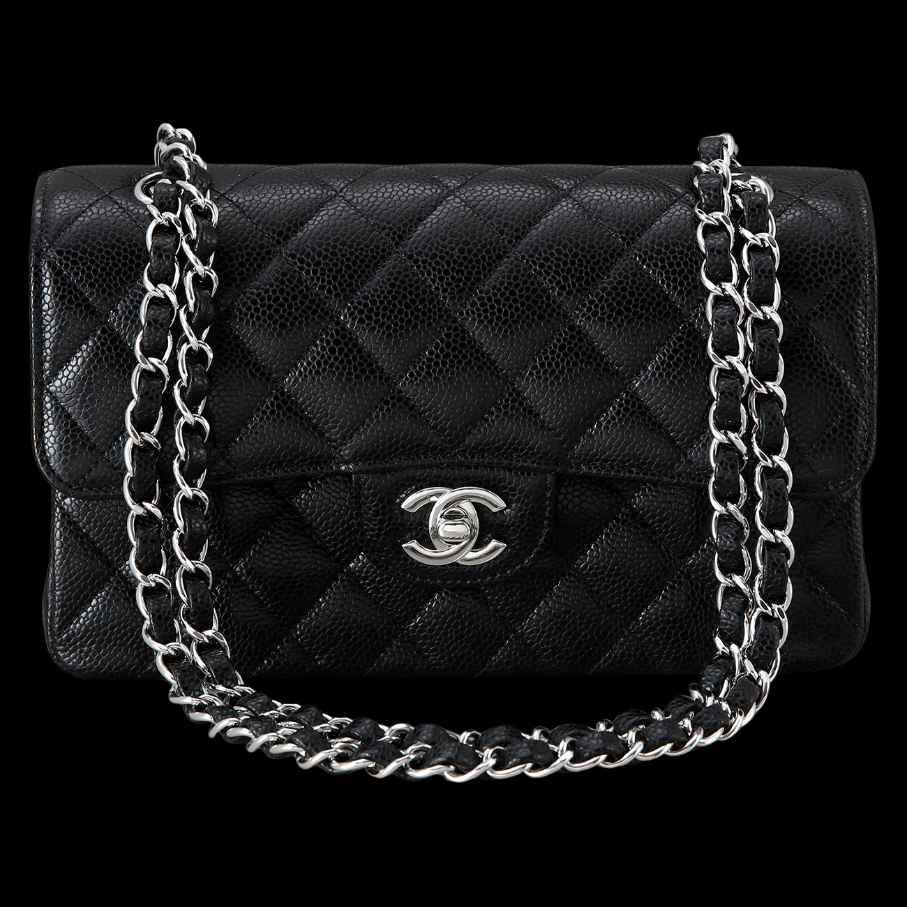 CHANEL(USED)샤넬 클래식 캐비어 스몰 플랩백