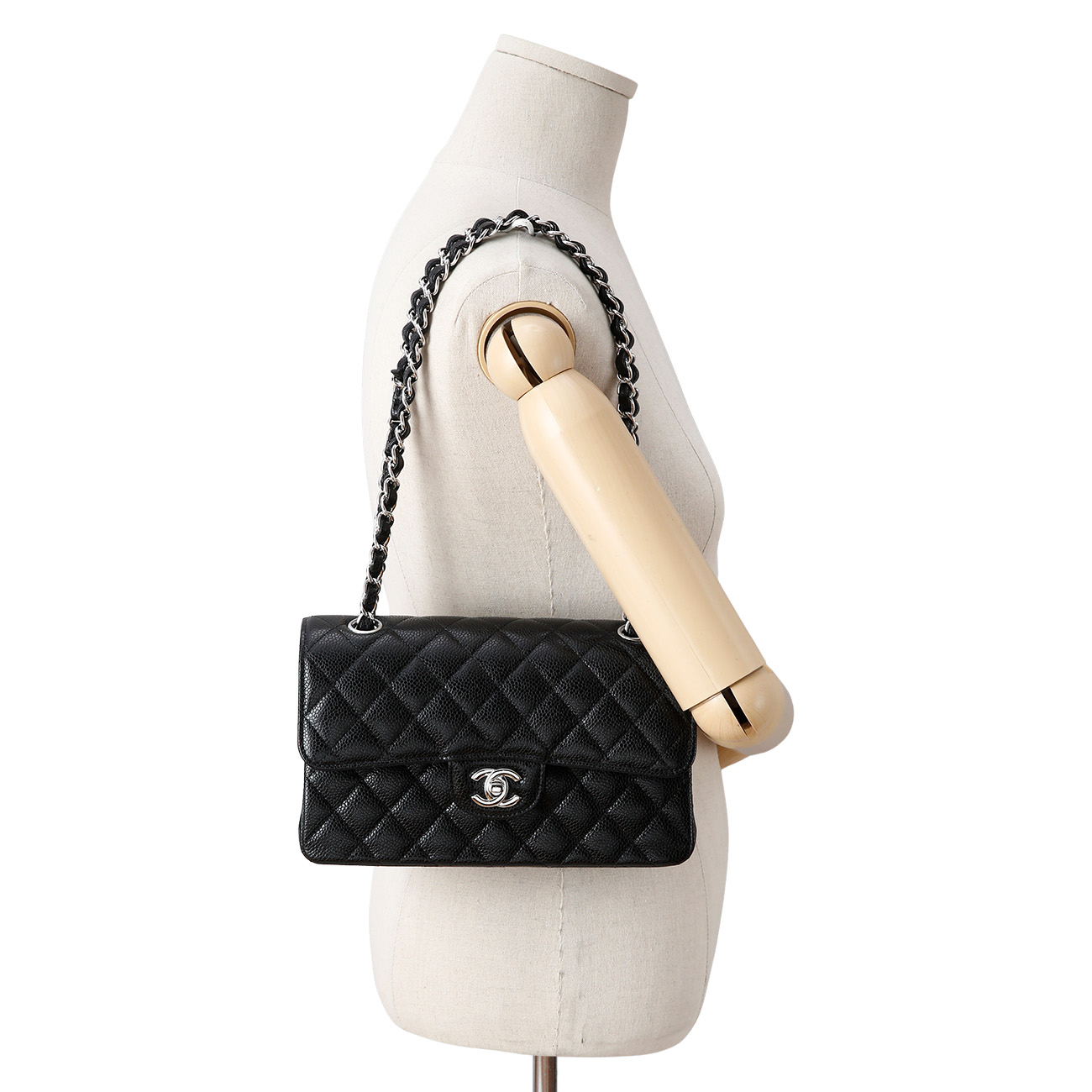 CHANEL(USED)샤넬 클래식 캐비어 스몰 플랩백