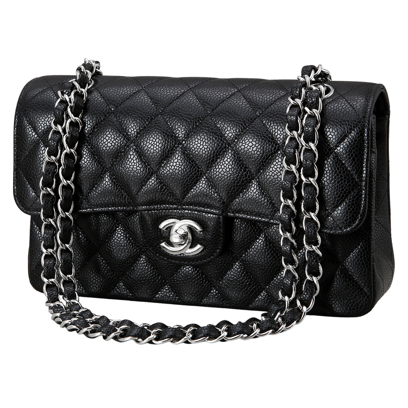 CHANEL(USED)샤넬 클래식 캐비어 스몰 플랩백