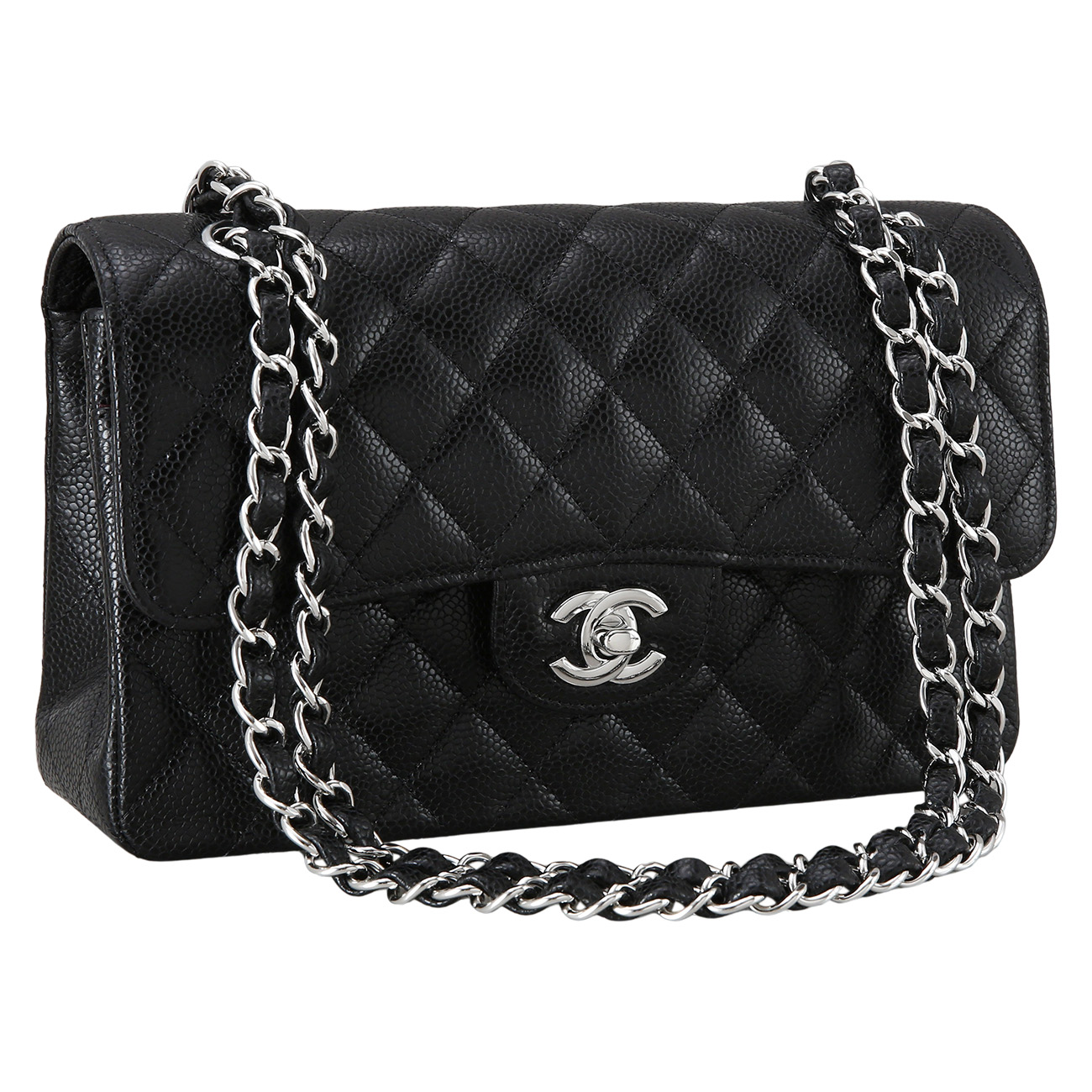 CHANEL(USED)샤넬 클래식 캐비어 스몰 플랩백