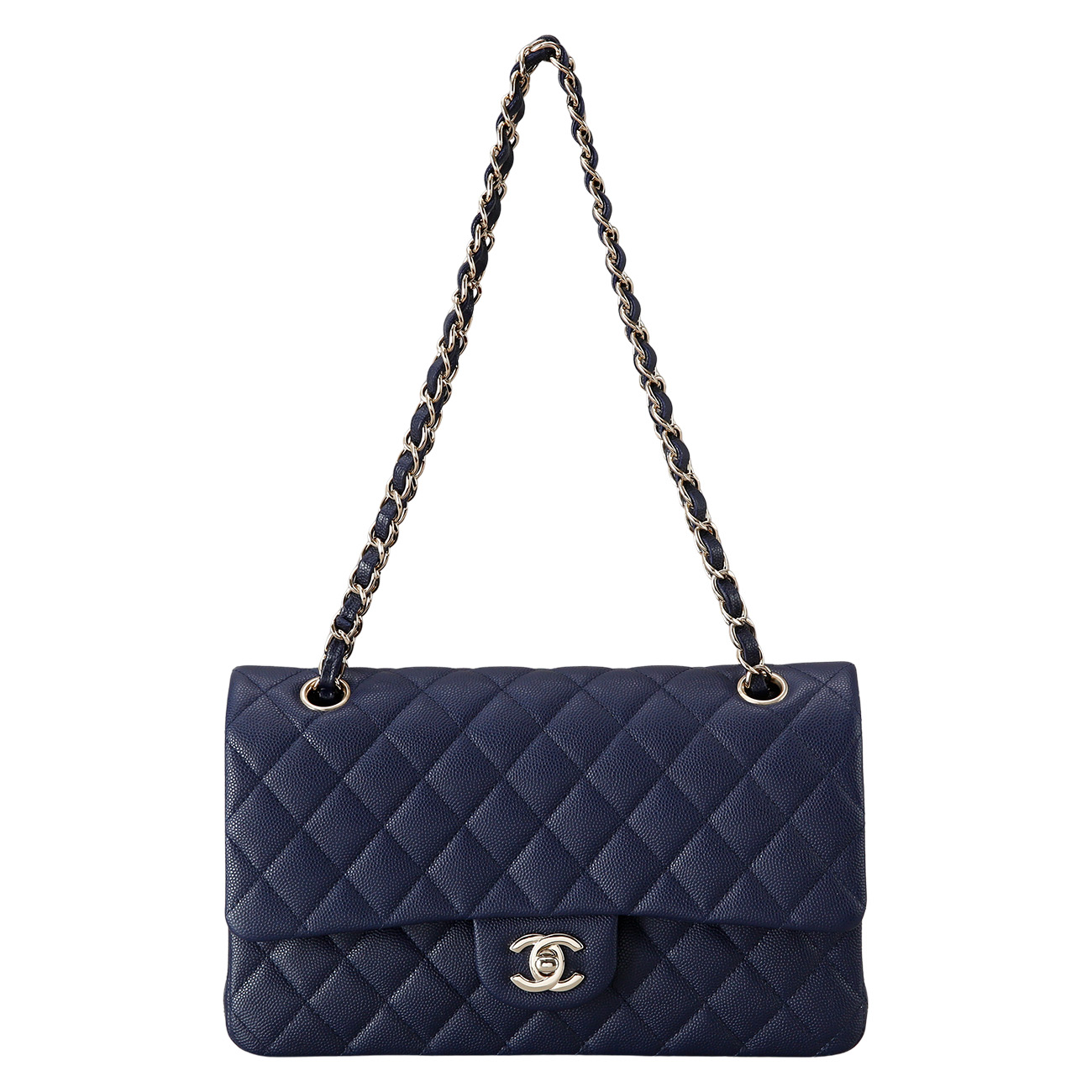 CHANEL(USED)샤넬 클래식 캐비어 미듐