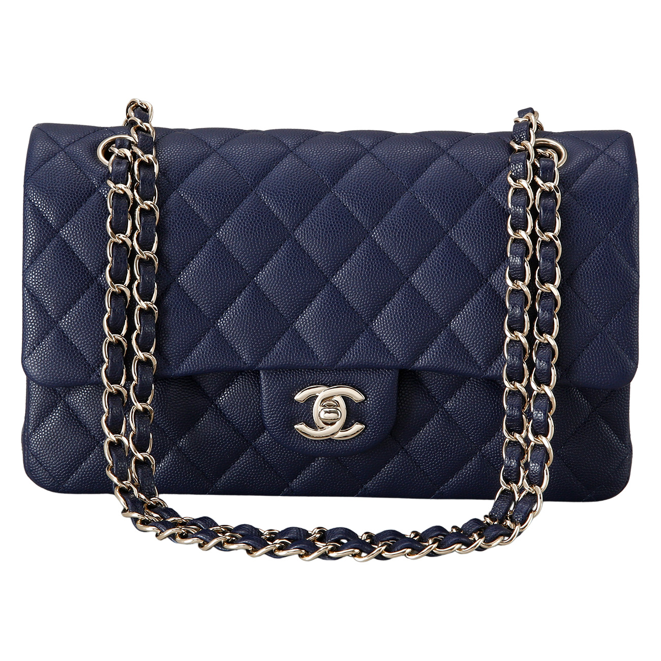 CHANEL(USED)샤넬 클래식 캐비어 미듐