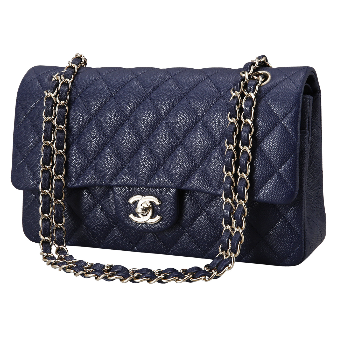 CHANEL(USED)샤넬 클래식 캐비어 미듐