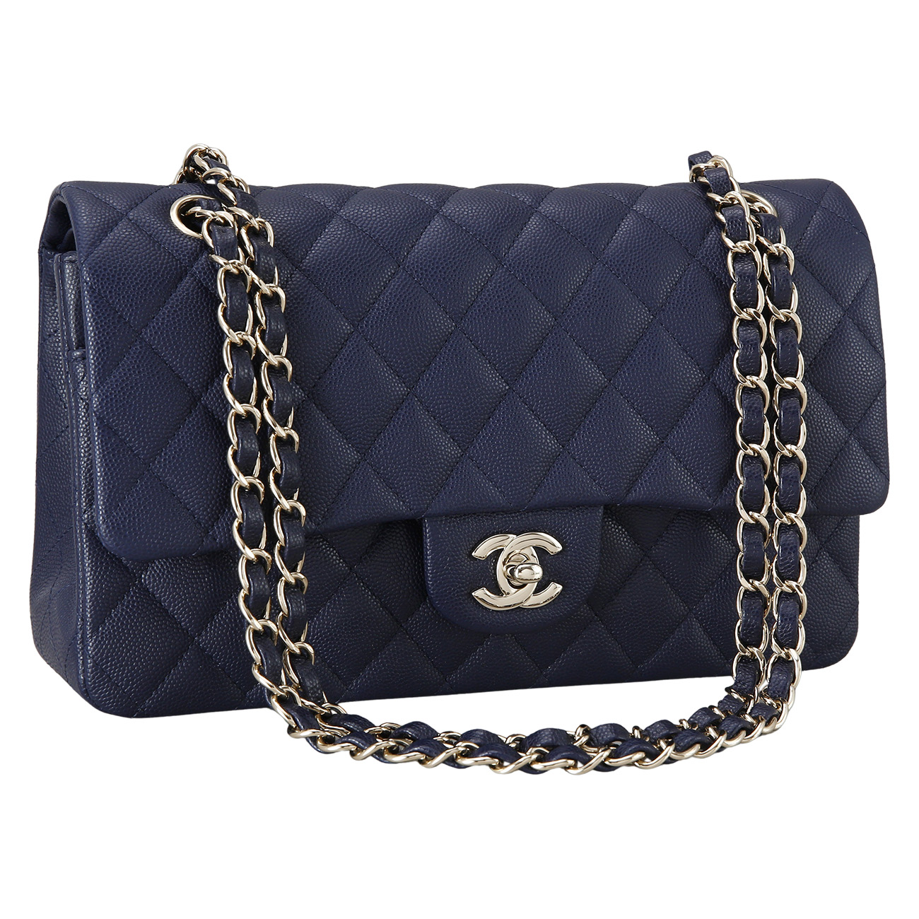 CHANEL(USED)샤넬 클래식 캐비어 미듐