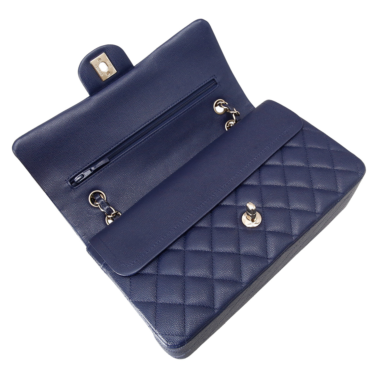 CHANEL(USED)샤넬 클래식 캐비어 미듐