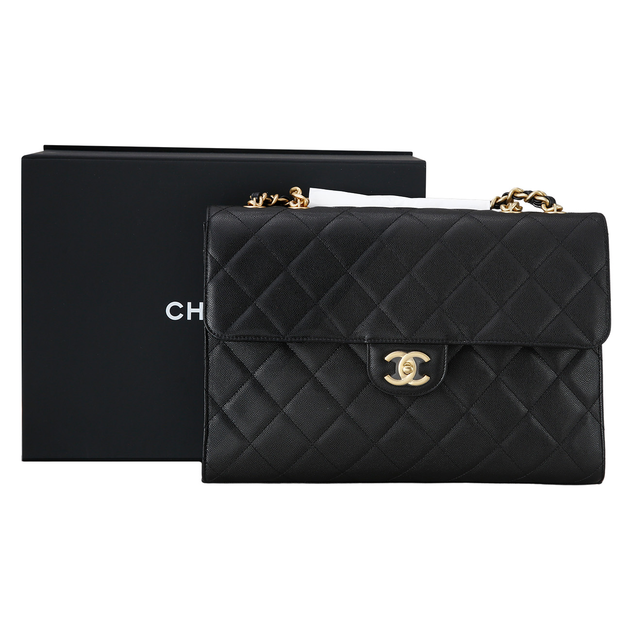 CHANEL(USED)샤넬 캐비어 사첼백