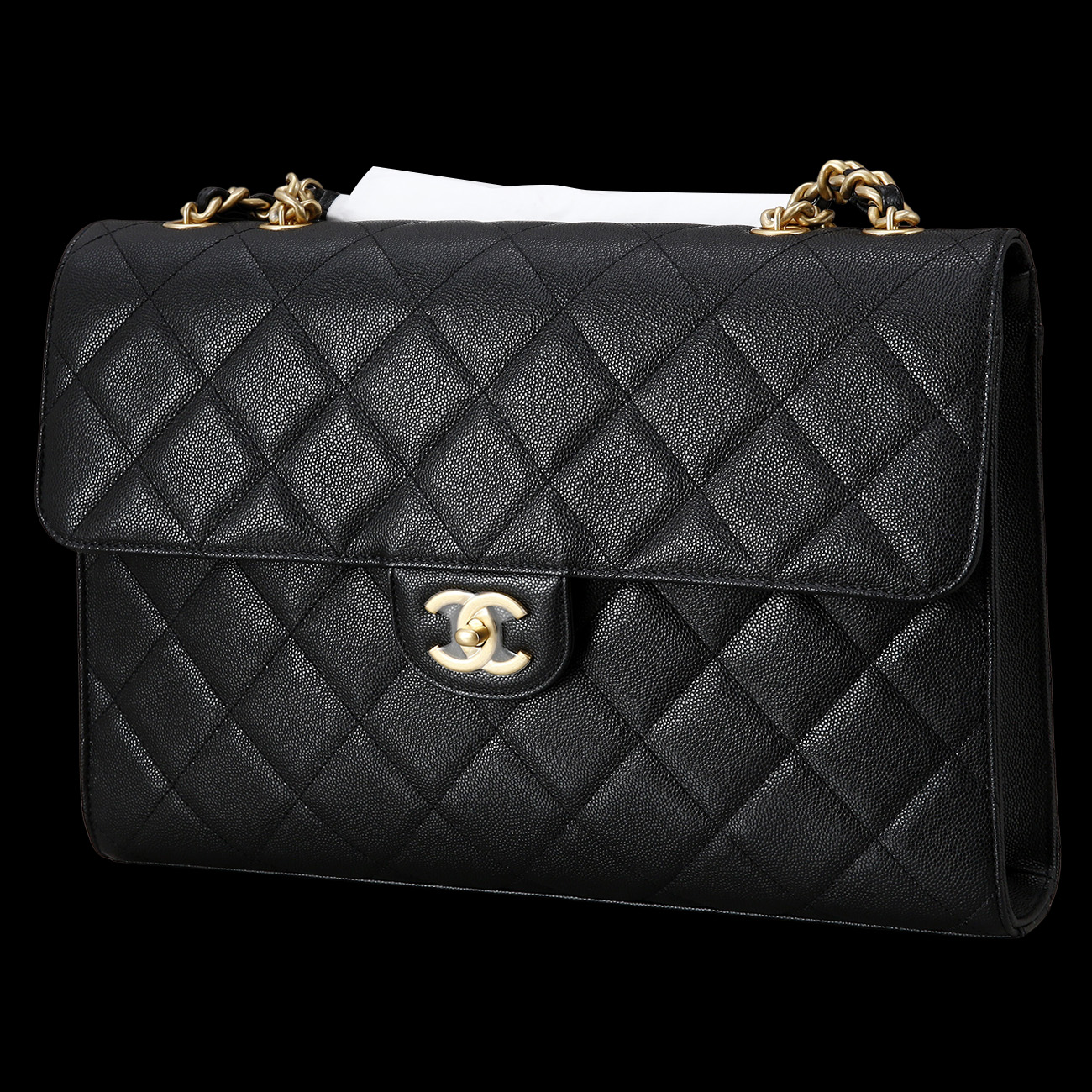 CHANEL(USED)샤넬 캐비어 사첼백