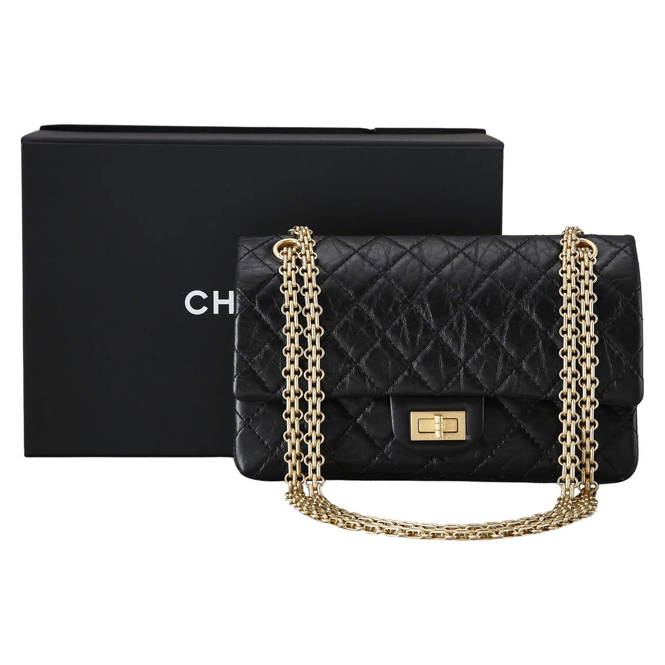 CHANEL(USED)샤넬 2.55 빈티지 미듐 플랩백