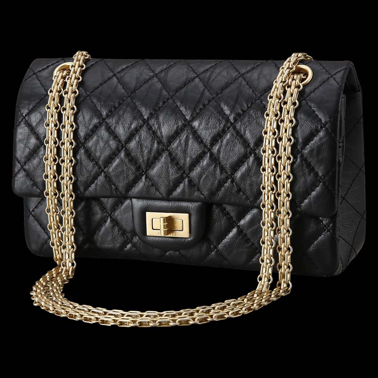 CHANEL(USED)샤넬 2.55 빈티지 미듐 플랩백