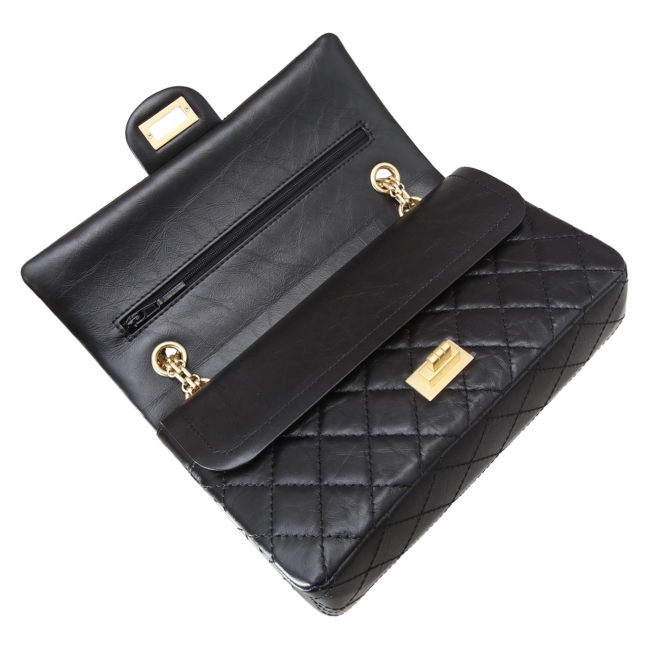 CHANEL(USED)샤넬 2.55 빈티지 미듐 플랩백