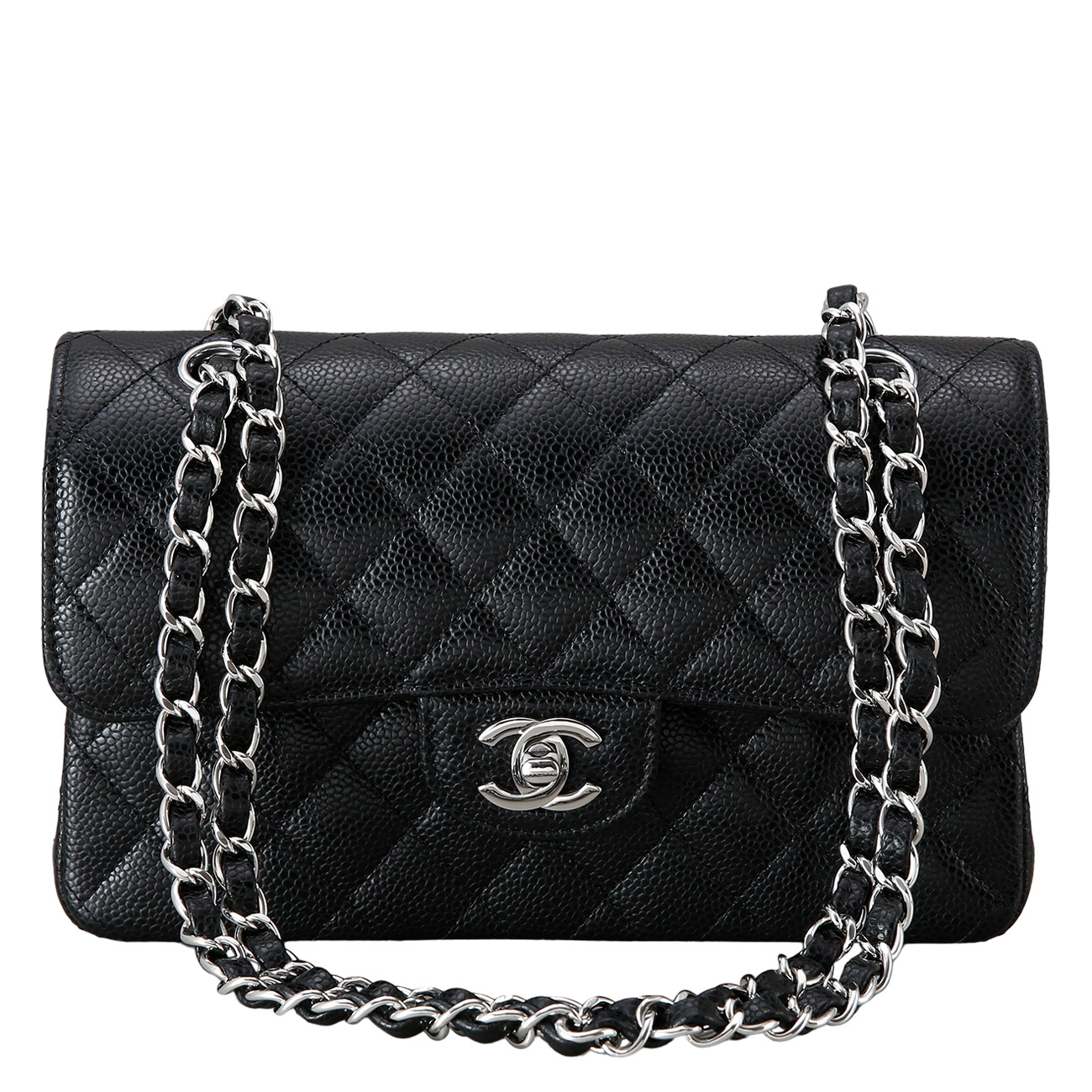 CHANEL(USED)샤넬 캐비어 클래식 스몰 플랩백