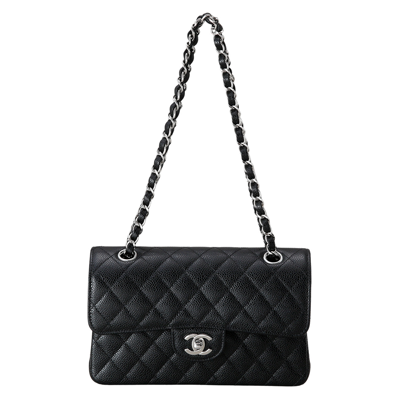 CHANEL(USED)샤넬 캐비어 클래식 스몰 플랩백