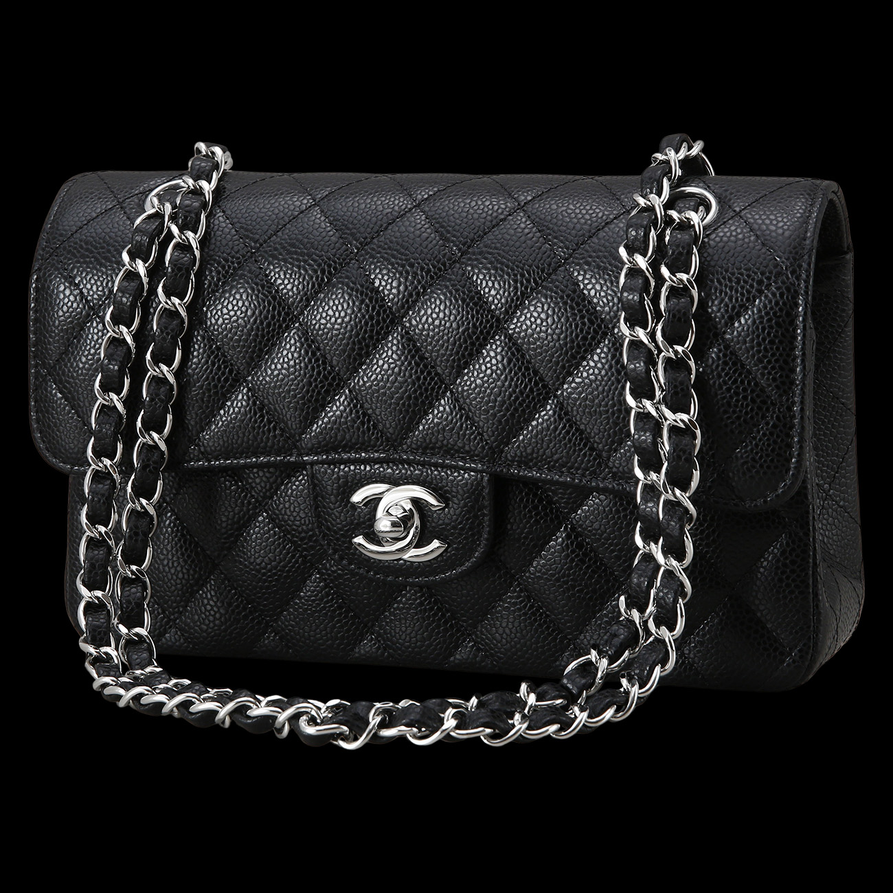 CHANEL(USED)샤넬 캐비어 클래식 스몰 플랩백