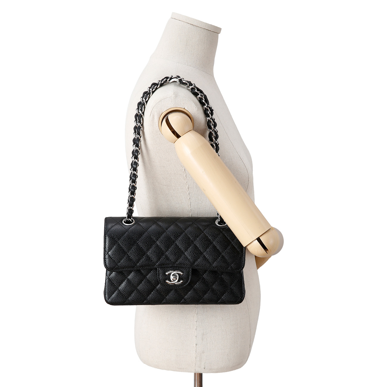 CHANEL(USED)샤넬 캐비어 클래식 스몰 플랩백