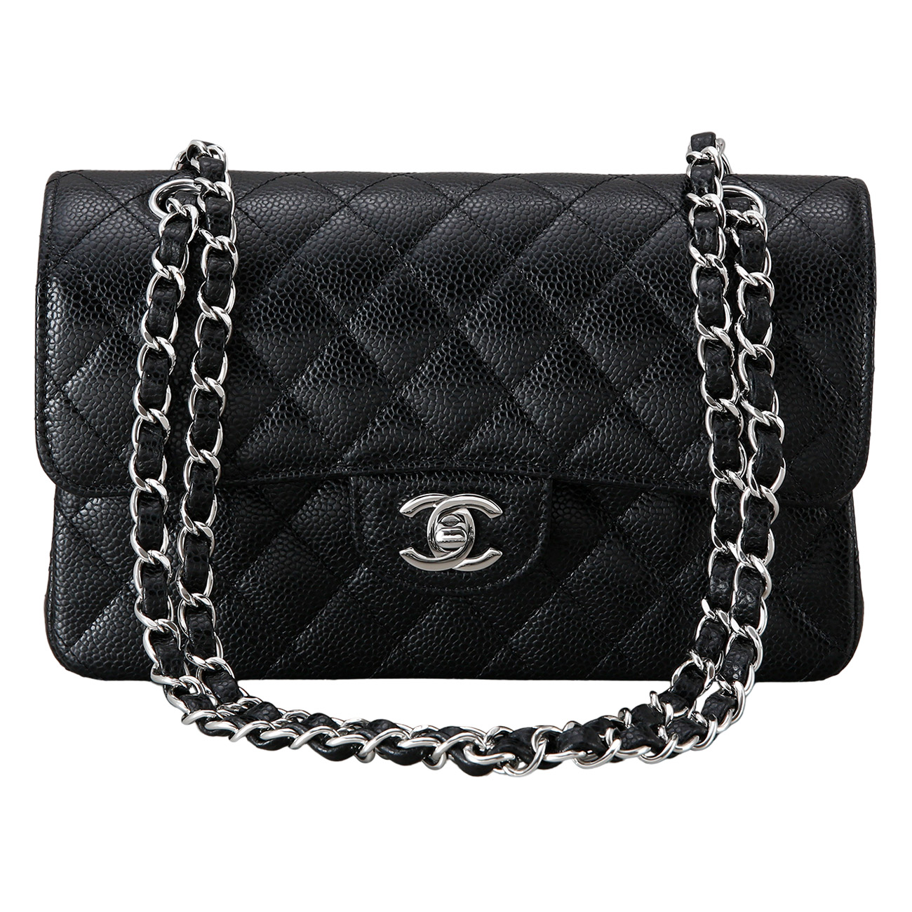 CHANEL(USED)샤넬 캐비어 클래식 스몰 플랩백