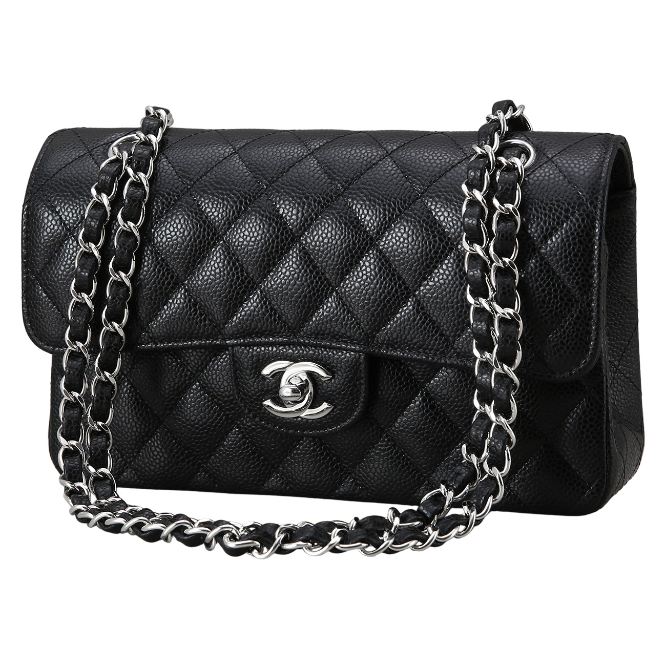 CHANEL(USED)샤넬 캐비어 클래식 스몰 플랩백