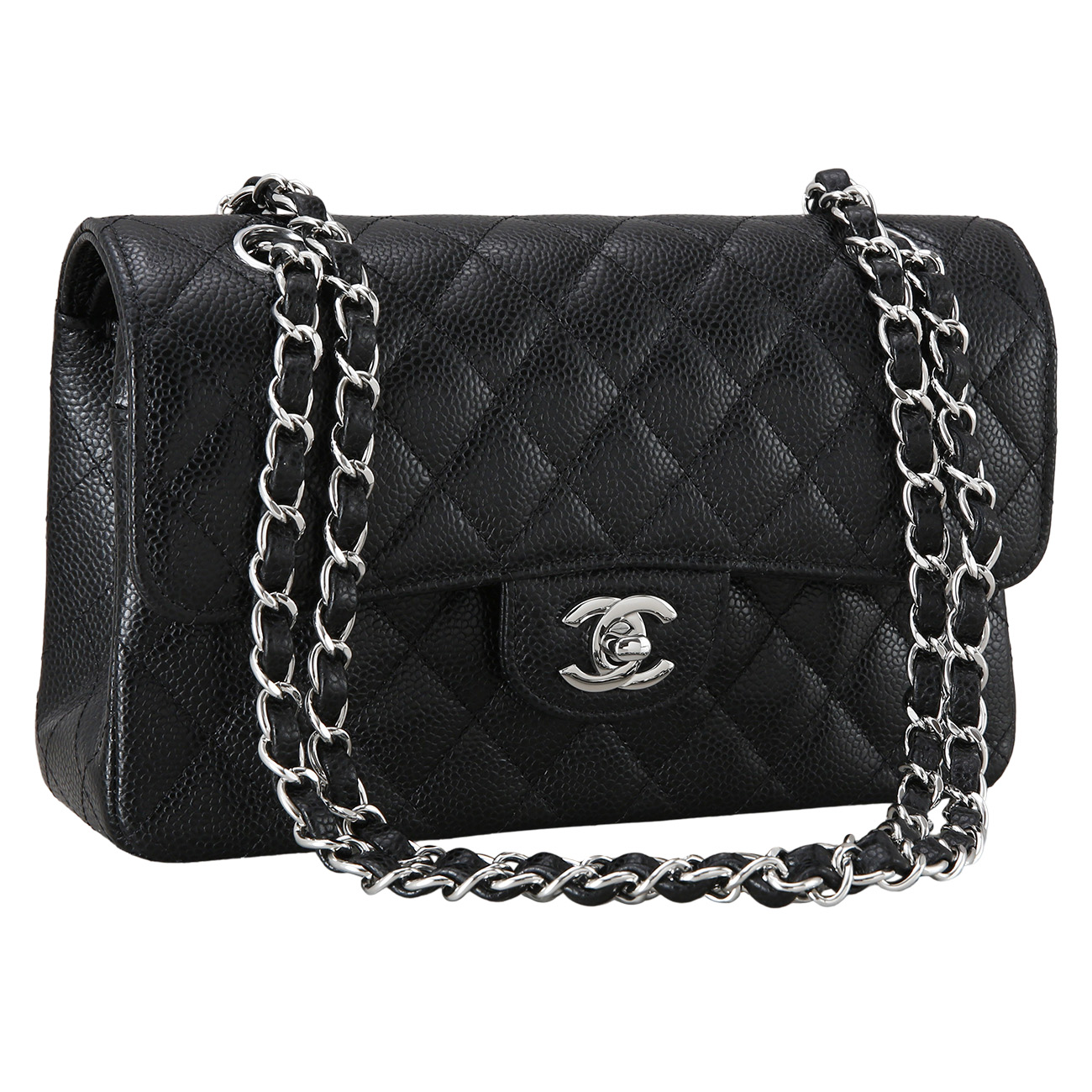 CHANEL(USED)샤넬 캐비어 클래식 스몰 플랩백