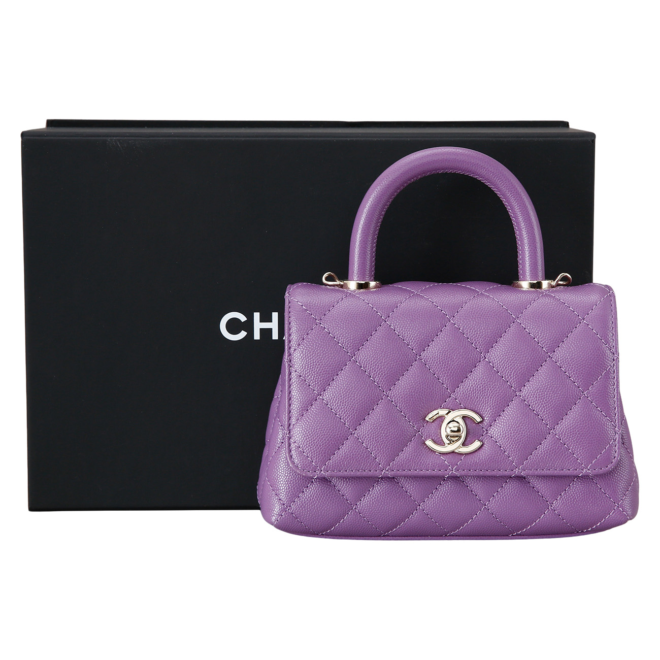 CHANEL(USED)샤넬 캐비어 코코핸들 미니