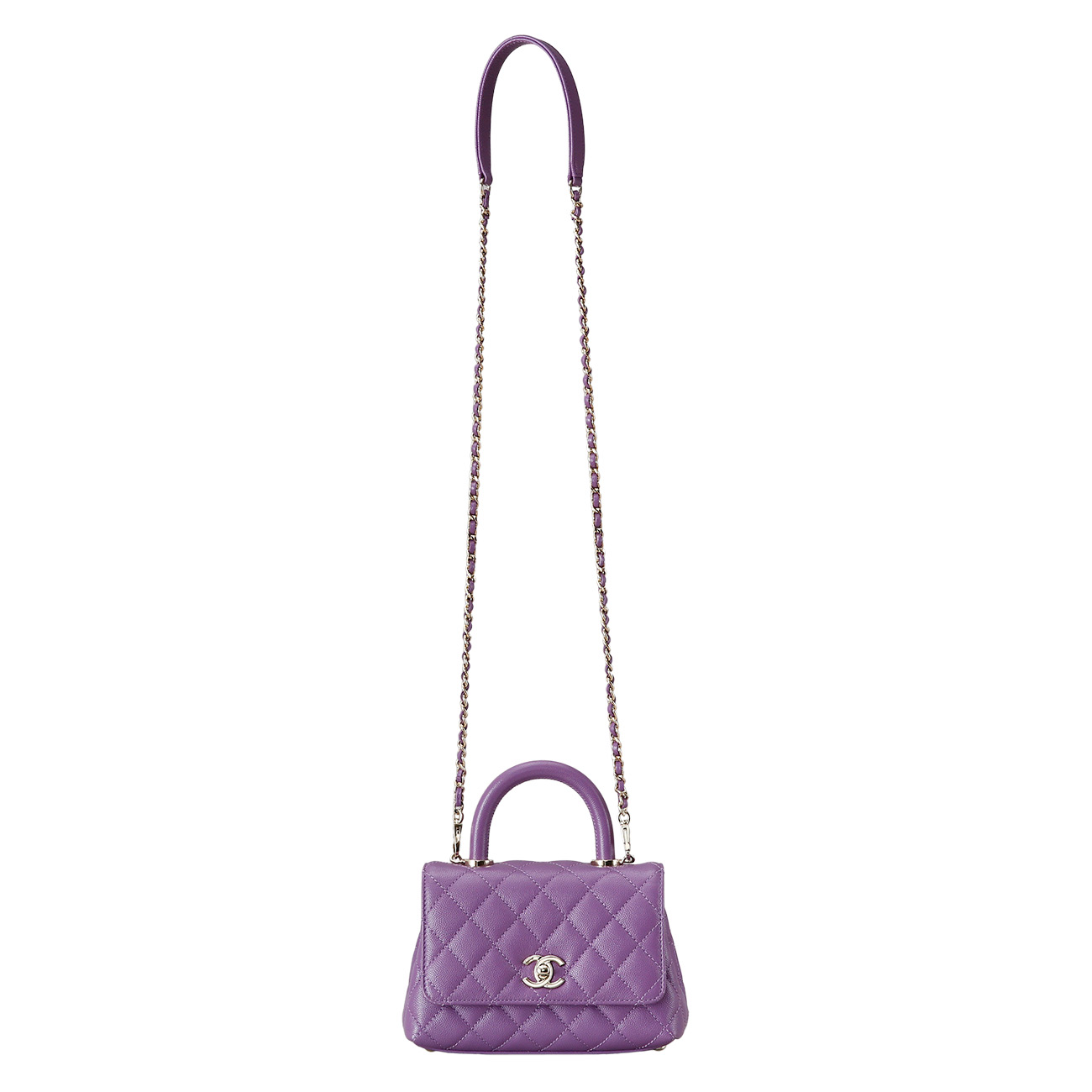 CHANEL(USED)샤넬 캐비어 코코핸들 미니