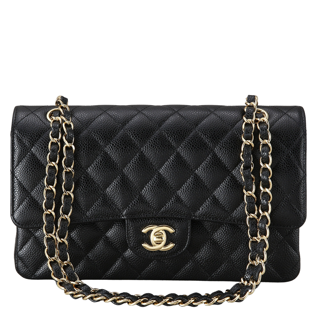 CHANEL(USED)샤넬 캐비어 클래식 미듐 플랩백