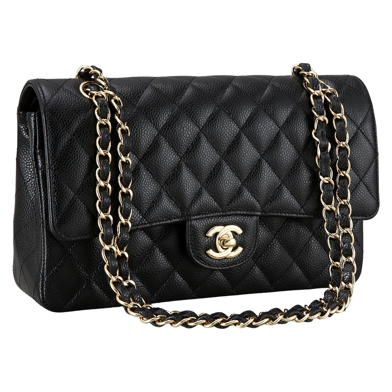 CHANEL(USED)샤넬 캐비어 클래식 미듐 플랩백