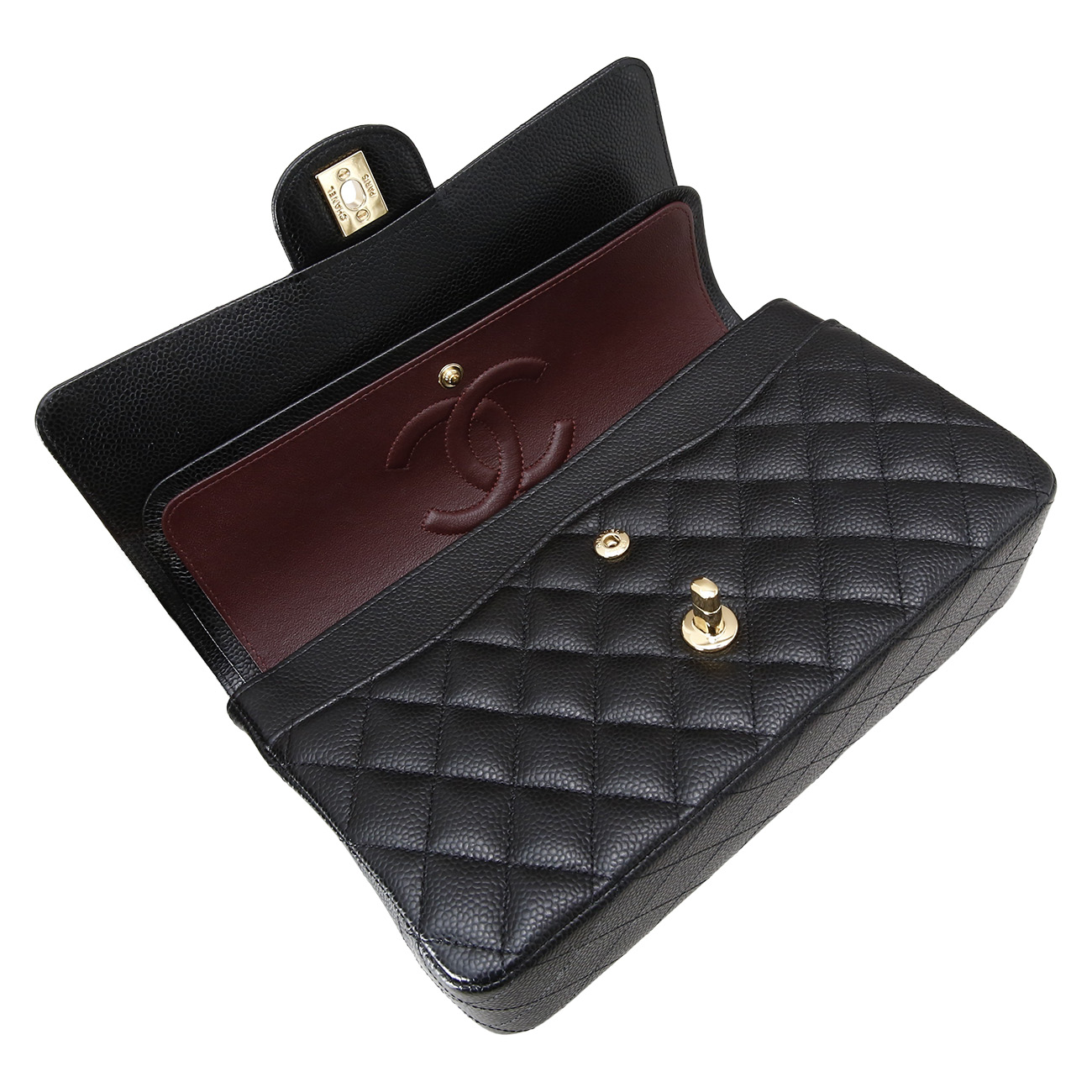 CHANEL(USED)샤넬 캐비어 클래식 미듐 플랩백