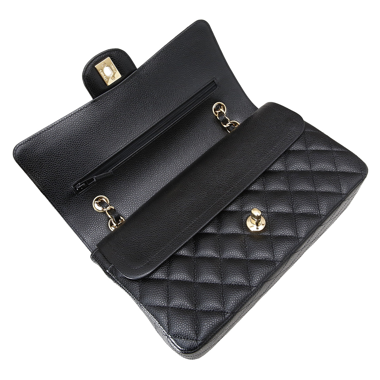 CHANEL(USED)샤넬 캐비어 클래식 미듐 플랩백