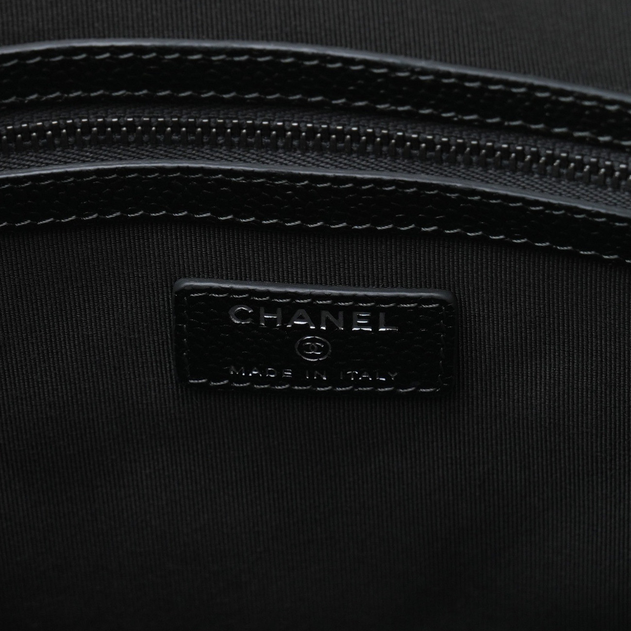 CHANEL(USED)샤넬 클래식 캐비어 클러치 뉴미듐