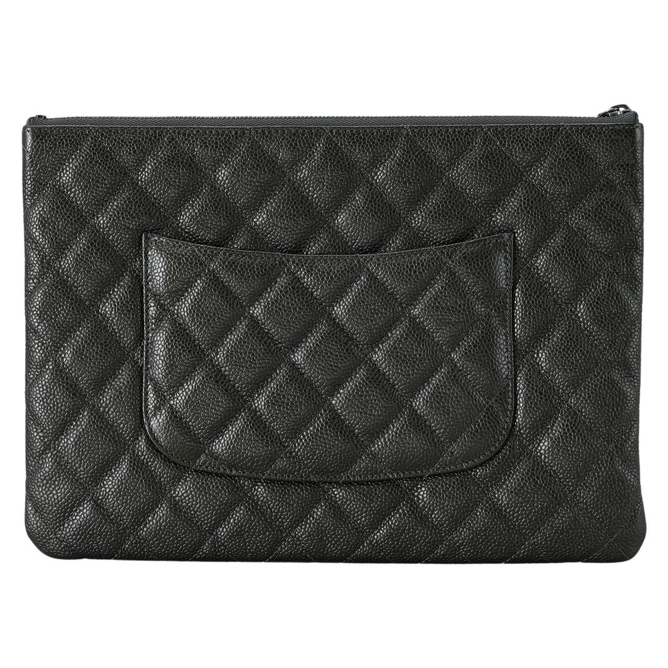 CHANEL(USED)샤넬 클래식 캐비어 클러치 뉴미듐