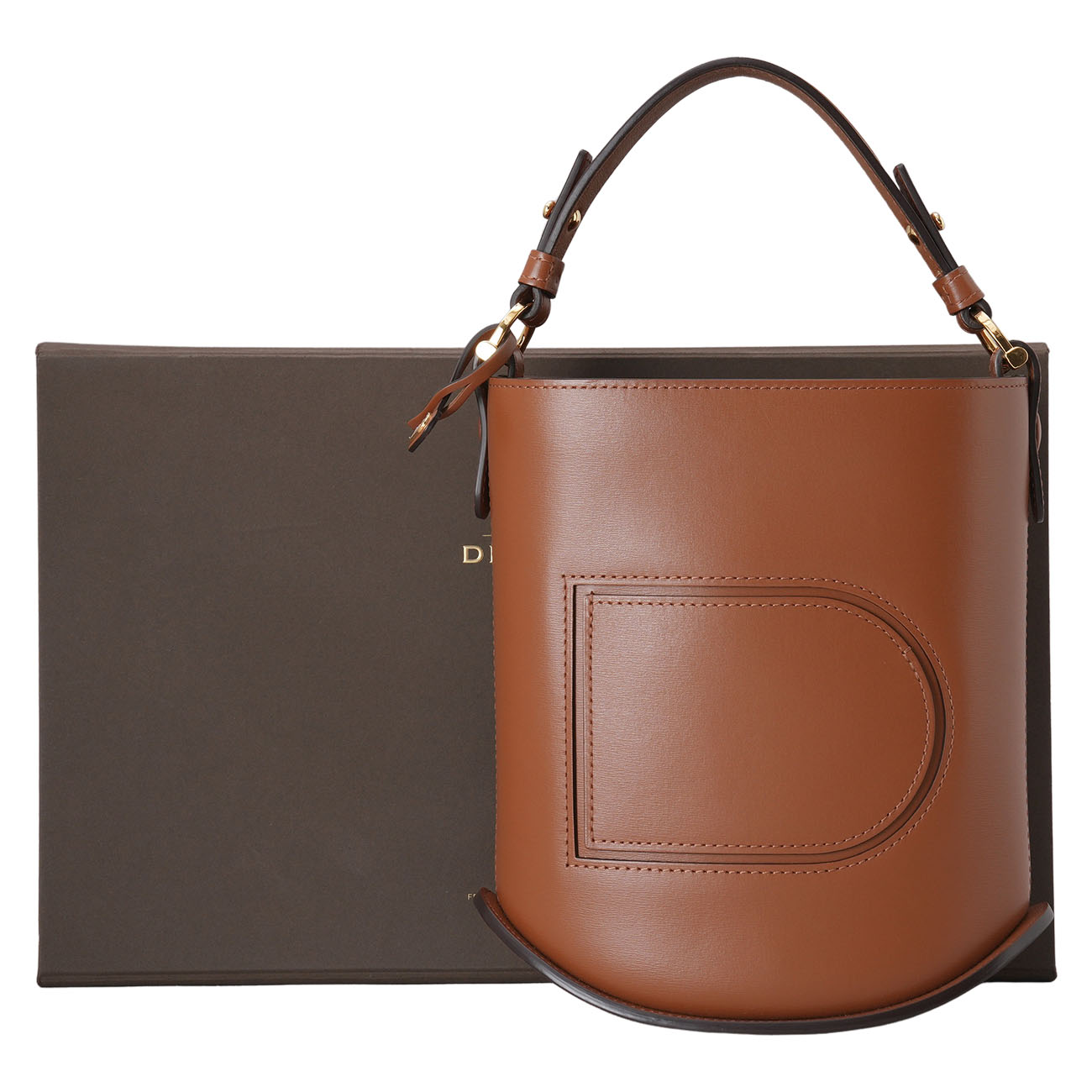 DELVAUX(USED)델보 미니 핀 버킷 & 스트랩