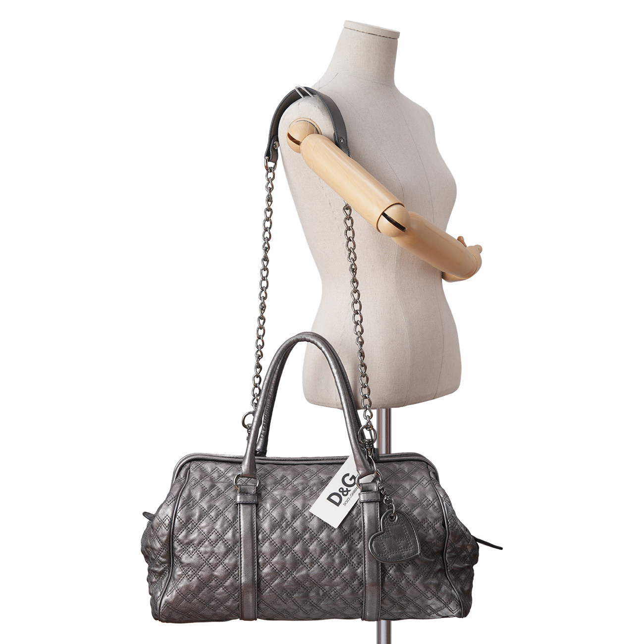 Dolce&Gabbana(USED)돌체앤가바나 퀼딩 토트겸 체인백