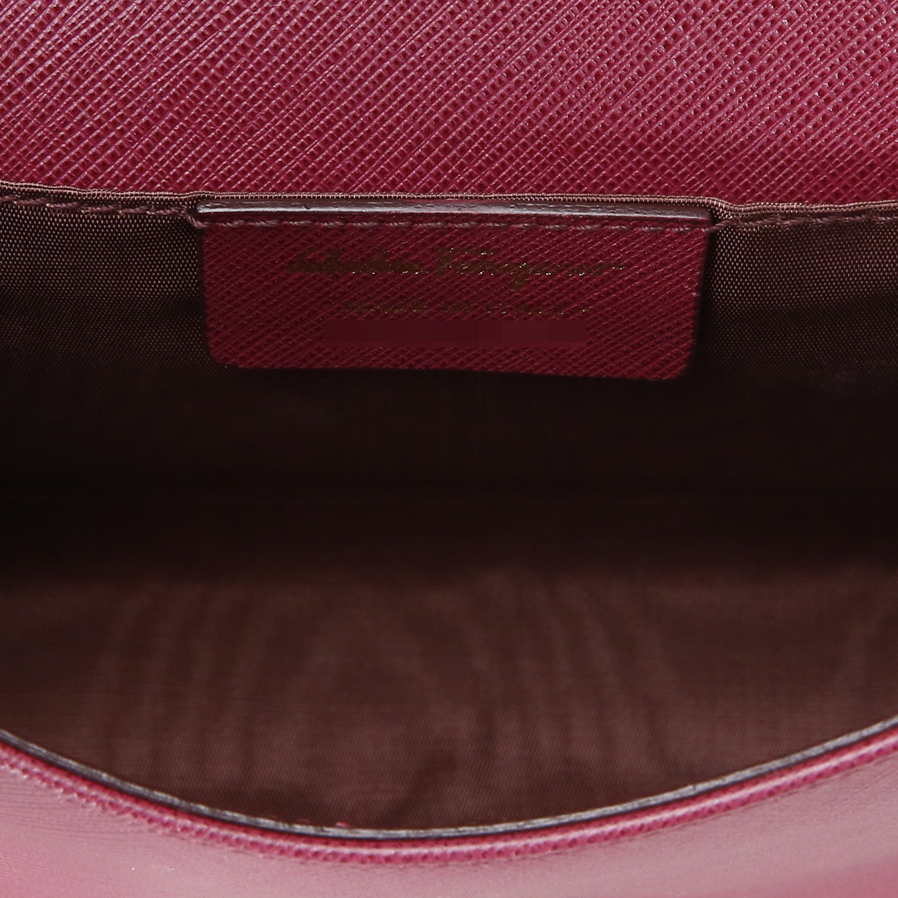 FERRAGAMO(USED)페레가모 사피아노 바라리본 지니 미니 크로스백