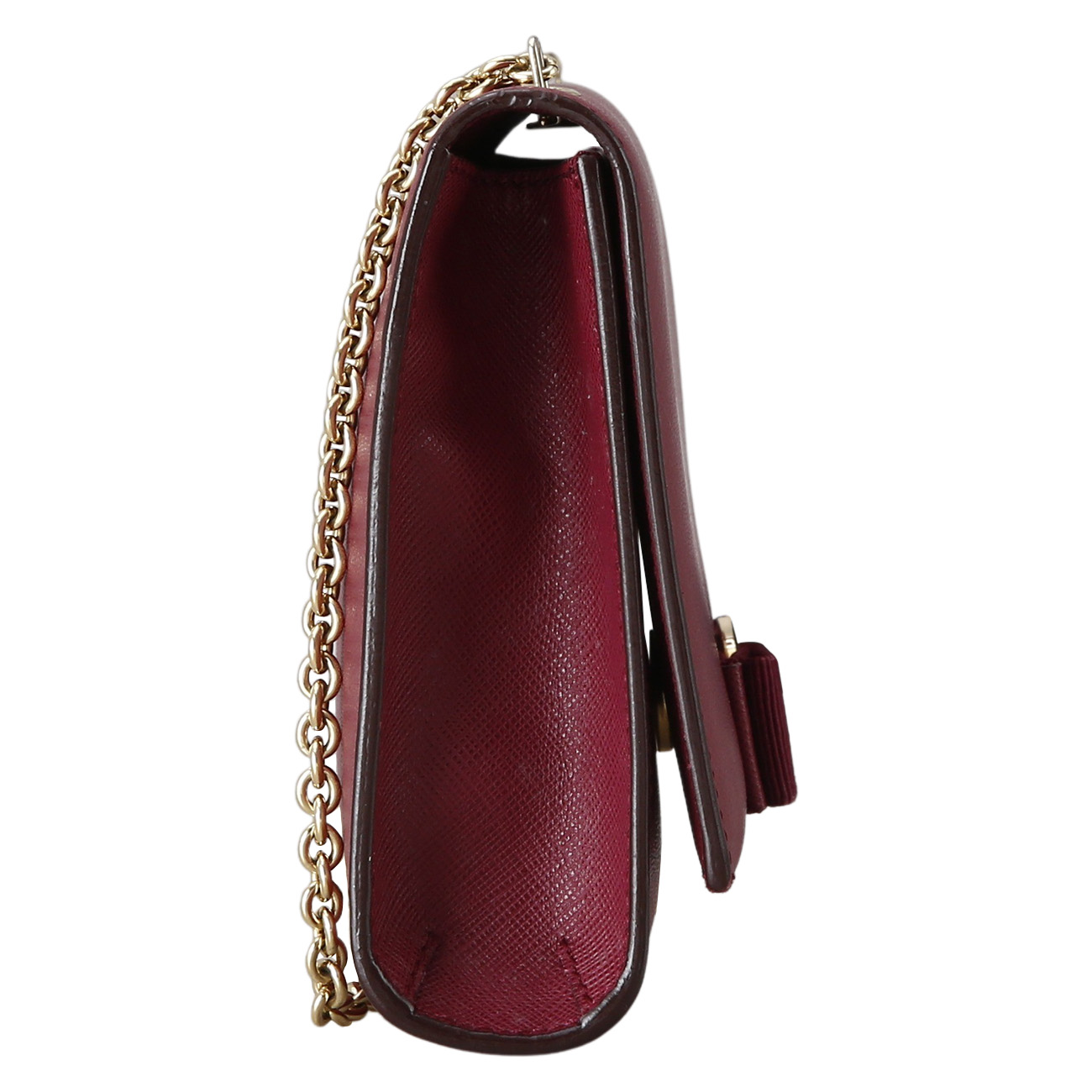 FERRAGAMO(USED)페레가모 사피아노 바라리본 지니 미니 크로스백