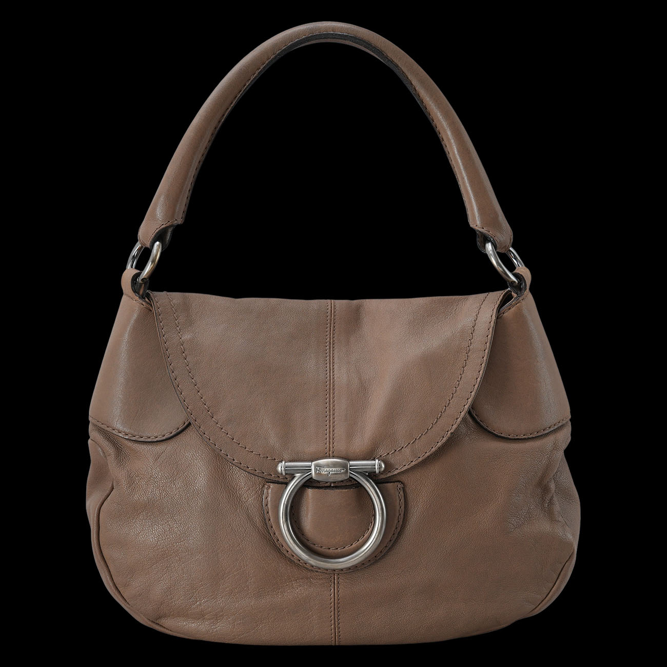FERRAGAMO(USED)페라가모 21 B468 간치니 숄더백