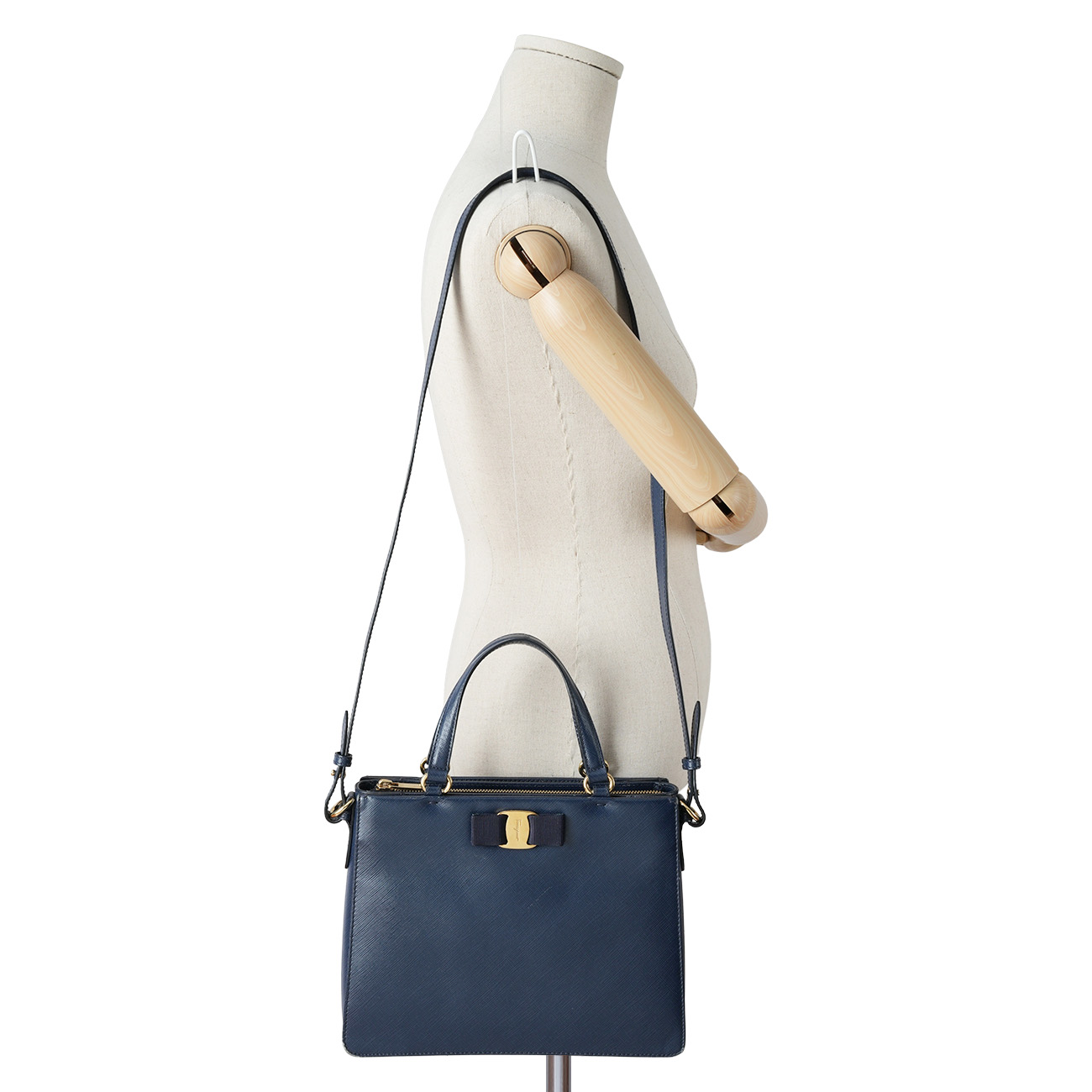 FERRAGAMO(USED)페레가모 바라리본 트레이시 토트겸 숄더백