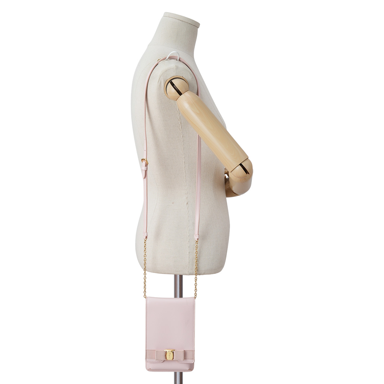 FERRAGAMO(USED)페레가모 바라리본 폰홀더 크로스백
