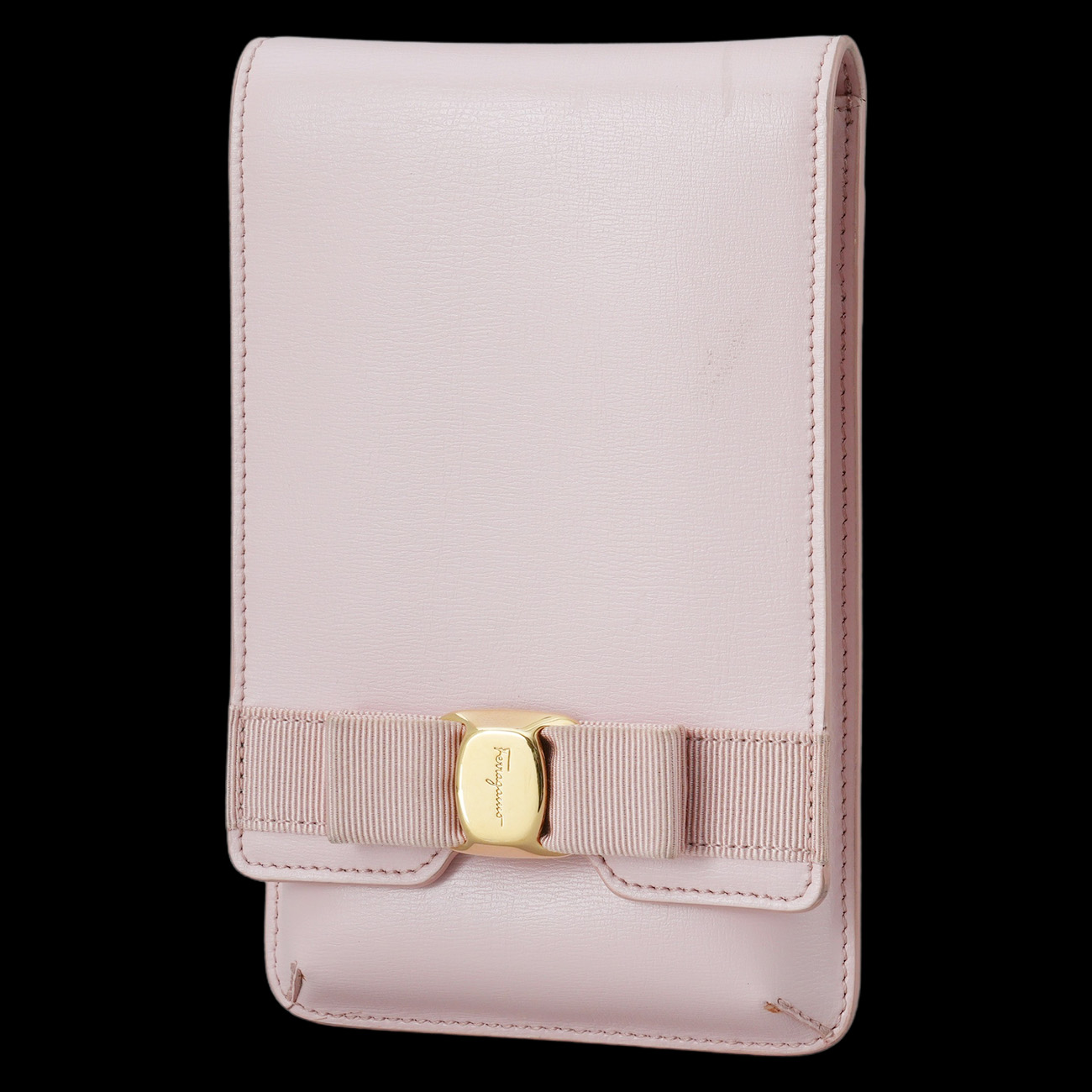 FERRAGAMO(USED)페레가모 바라리본 폰홀더 크로스백